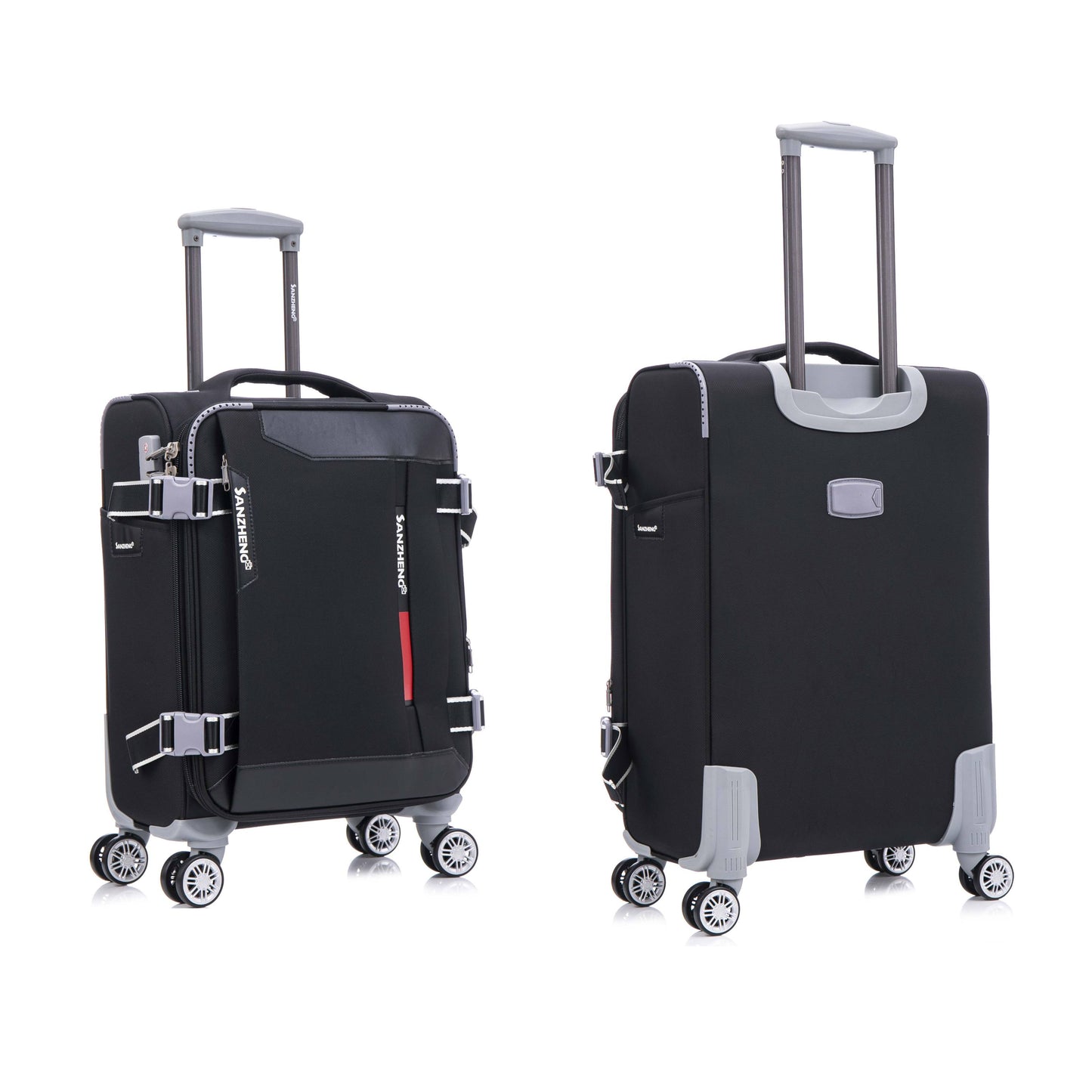 Softside Upright Luggage Set , Lightweight,4-Piece (20//24/28/32)