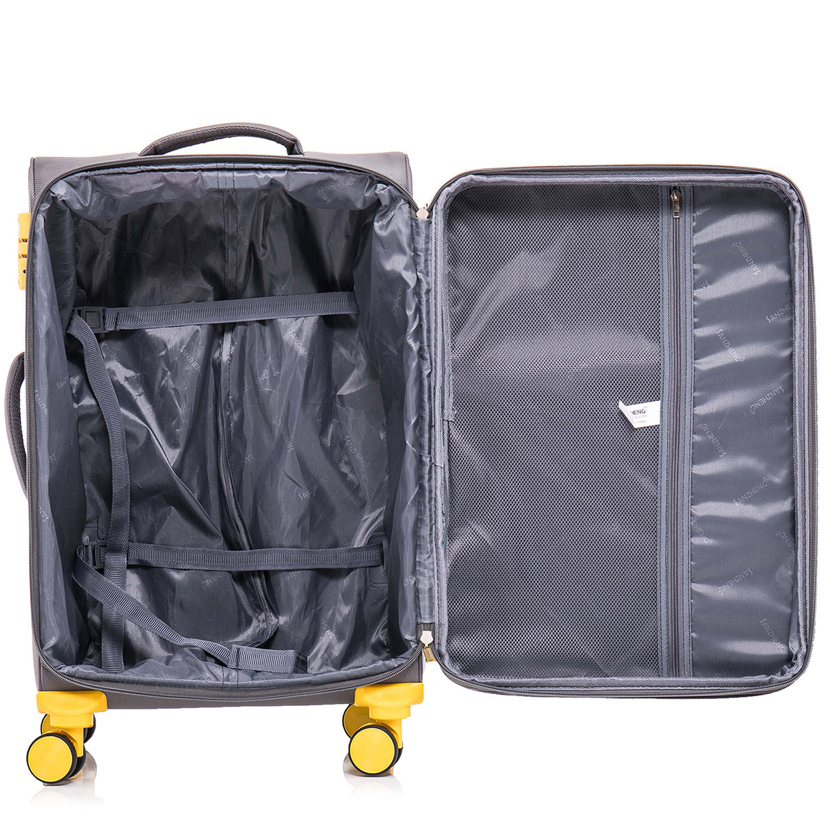 Four-piece fabric luggage set,  suitcase for travel, school and business trip (20/24/28/32in)