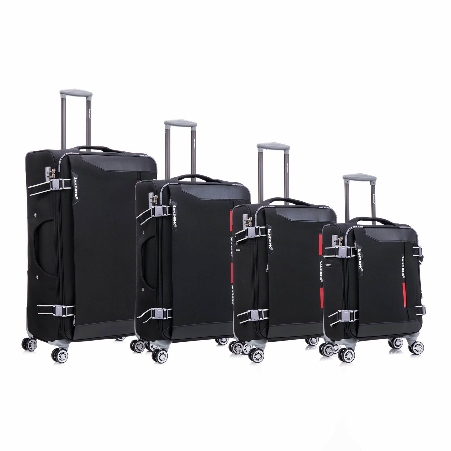 Softside Upright Luggage Set , Lightweight,4-Piece (20//24/28/32)