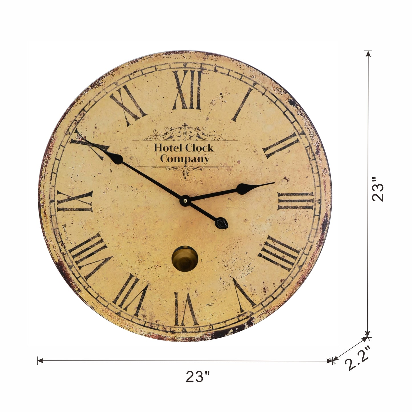 D23x2.2"  Wall Clock